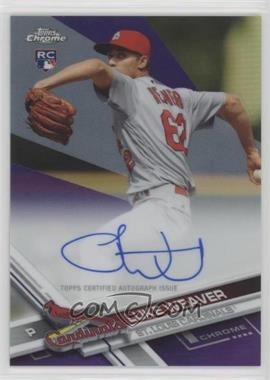 2017 Topps Chrome - Rookie Autographs - Purple Refractor #RA-LW - Luke Weaver /250 [EX to NM]