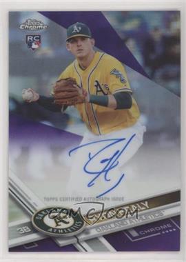 2017 Topps Chrome - Rookie Autographs - Purple Refractor #RA-RH - Ryon Healy /250