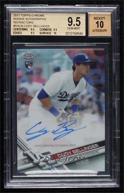 2017 Topps Chrome - Rookie Autographs - Refractor #RA-CB - Cody Bellinger /499 [BGS 9.5 GEM MINT]