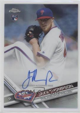 2017 Topps Chrome - Rookie Autographs - Refractor #RA-JT - Jake Thompson /499