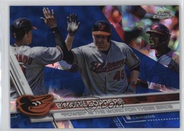 2017 Topps Chrome Sapphire Edition - [Base] #36 - Checklist - B'More Boppers ("Power" is the Word for These Birds) /250
