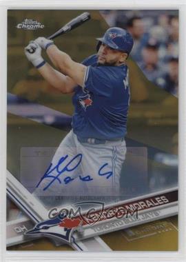 2017 Topps Chrome Update - Target Exclusive [Base] - Gold Refractor Autographs #HMT38 - Kendrys Morales /50