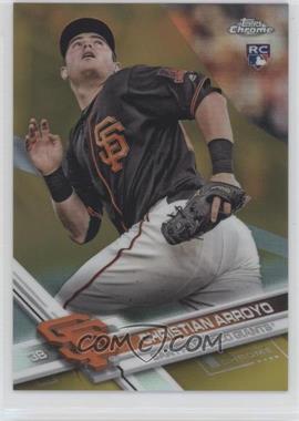 2017 Topps Chrome Update - Target Exclusive [Base] - Gold Refractor #HMT32 - Christian Arroyo /50