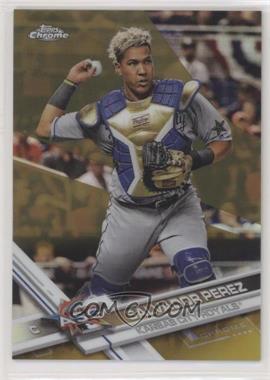 2017 Topps Chrome Update - Target Exclusive [Base] - Gold Refractor #HMT8 - All-Star - Salvador Perez /50