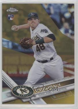 2017 Topps Chrome Update - Target Exclusive [Base] - Gold Refractor #HMT84 - Rookie Debut - Ryon Healy /50