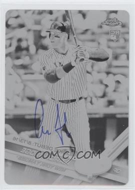 2017 Topps Chrome Update - Target Exclusive [Base] - Printing Plate Black Autographs #HMT50 - Rookie Debut - Aaron Judge /1 [Stock Redemption]