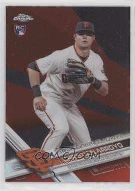 2017 Topps Chrome Update - Target Exclusive [Base] - Red Refractor #HMT71 - Rookie Debut - Christian Arroyo /25