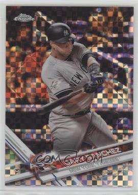 2017 Topps Chrome Update - Target Exclusive [Base] - X-Fractor #HMT18 - All-Star - Gary Sanchez /99