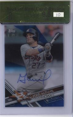 2017 Topps Clearly Authentic Autographs - [Base] - Blue #CAAU-JAL - Jose Altuve /25 [BRCR 9.5]