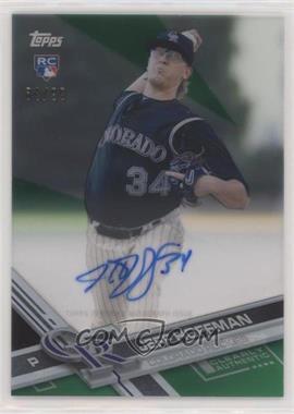 2017 Topps Clearly Authentic Autographs - [Base] - Green #CAAU-JH - Jeff Hoffman /99