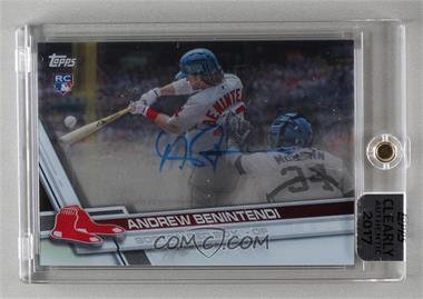 2017 Topps Clearly Authentic Autographs - [Base] #CAAU-AB - Andrew Benintendi [Uncirculated]