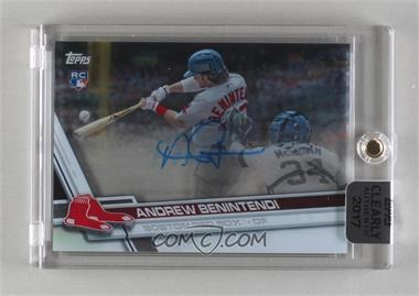 2017 Topps Clearly Authentic Autographs - [Base] #CAAU-AB - Andrew Benintendi [Uncirculated]