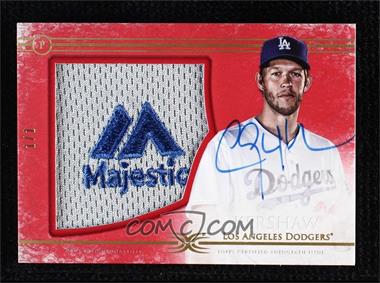 2017 Topps Definitive Collection - Autograph Relic Collection - Red Logo #ARC-CK - Clayton Kershaw /1