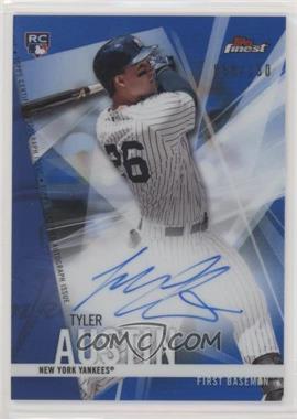 2017 Topps Finest - Autographs - Blue Refractor #FA-TA - Tyler Austin /150