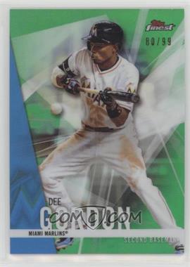 2017 Topps Finest - [Base] - Green Refractor #99 - Dee Gordon /99