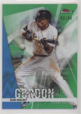 2017 Topps Finest - [Base] - Green Refractor #99 - Dee Gordon /99