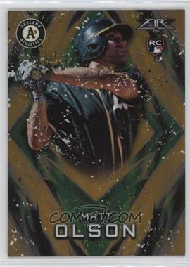 2017 Topps Fire - [Base] - Orange #3 - Matt Olson /299