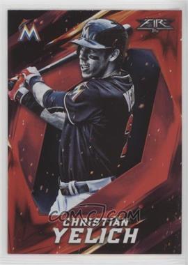 2017 Topps Fire - [Base] - Red Flame #109 - Christian Yelich