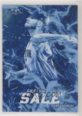 2017 Topps Fire - Flame Throwers - Blue Chip #FT-7 - Chris Sale