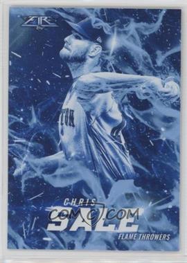 2017 Topps Fire - Flame Throwers - Blue Chip #FT-7 - Chris Sale