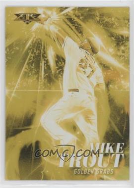 2017 Topps Fire - Golden Grabs - Gold Minted #GG-20 - Mike Trout