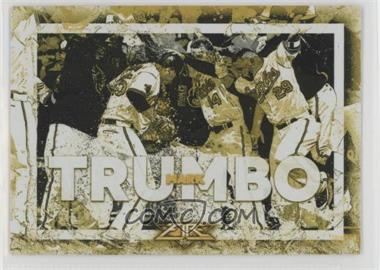 2017 Topps Fire - Walk it Off - Gold Minted #WO-11 - Mark Trumbo