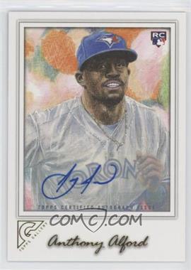 2017 Topps Gallery - [Base] - Autographs #82 - Anthony Alford