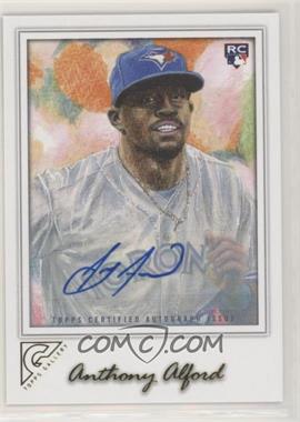 2017 Topps Gallery - [Base] - Autographs #82 - Anthony Alford