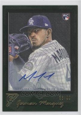 2017 Topps Gallery - [Base] - Green Autographs #64 - German Marquez /99