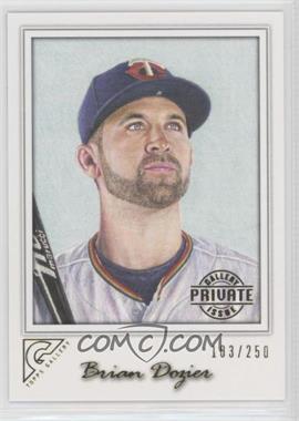 2017 Topps Gallery - [Base] - Private Issue #136 - Brian Dozier /250