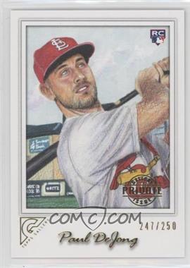 2017 Topps Gallery - [Base] - Private Issue #52 - Paul DeJong /250