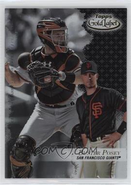 2017 Topps Gold Label - [Base] - Class 1 Black #10 - Buster Posey