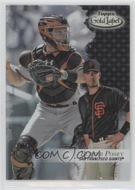 2017 Topps Gold Label - [Base] - Class 1 Black #10 - Buster Posey