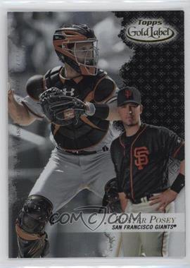 2017 Topps Gold Label - [Base] - Class 1 Black #10 - Buster Posey