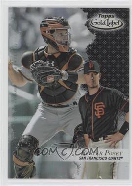 2017 Topps Gold Label - [Base] - Class 1 Black #10 - Buster Posey