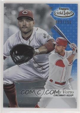 2017 Topps Gold Label - [Base] - Class 1 Blue #66 - Joey Votto /150