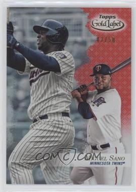 2017 Topps Gold Label - [Base] - Class 2 Red #39 - Miguel Sano /50