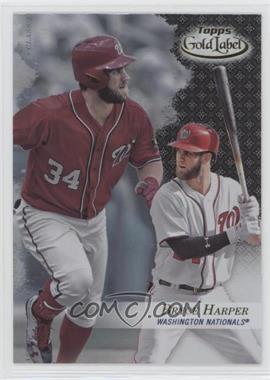 2017 Topps Gold Label - [Base] - Class 3 Black #1 - Bryce Harper