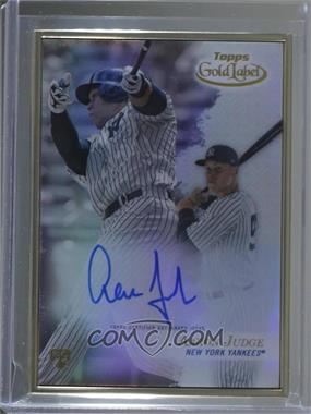 2017 Topps Gold Label - Gold Framed Autographs #FA-AJ - Aaron Judge
