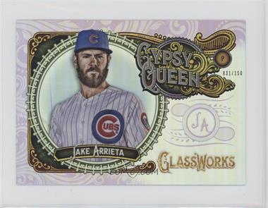 2017 Topps Gypsy Queen - Glassworks Box Topper - Purple #GW-JA - Jake Arrieta /150