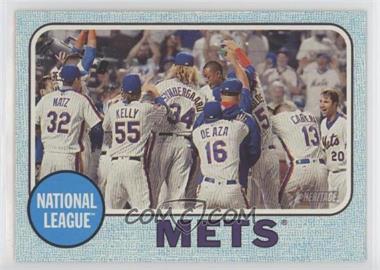 2017 Topps Heritage - [Base] - Blue Border #145 - Checklist - New York Mets /50