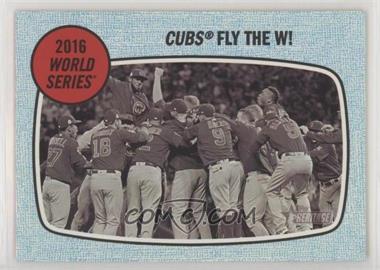 2017 Topps Heritage - [Base] - Blue Border #158 - World Series Highlight - Chicago Cubs /50