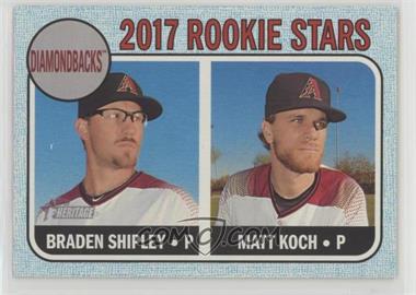 2017 Topps Heritage - [Base] - Blue Border #384 - Rookie Stars - Braden Shipley, Matt Koch /50