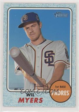 2017 Topps Heritage - [Base] - Blue Border #442 - Wil Myers /50