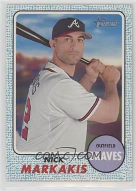 2017 Topps Heritage - [Base] - Blue Border #62 - Nick Markakis /50