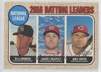 League Leaders - DJ LeMahieu, Joey Votto, Daniel Murphy #/25