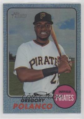 2017 Topps Heritage - [Base] - Chrome Blue Refractor #THC-467 - Gregory Polanco /68