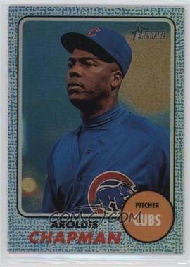 2017 Topps Heritage - [Base] - Chrome Blue Refractor #THC-472.2 - Aroldis Chapman /68