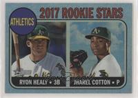 Rookie Stars - Ryon Healy, Jharel Cotton #/68