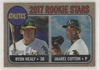 Rookie Stars - Ryon Healy, Jharel Cotton #/568